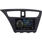 Honda Civic 9 (2011-2015) Hatchback (левый руль) Canbox L-Line 4475-RP-11-267-255 на Android 10 (4G-SIM, 6/128, TS18, DSP, IPS)