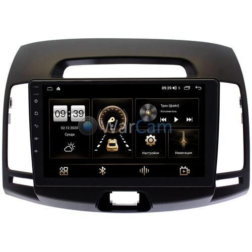 Hyundai Elantra 4 (HD) (2006-2011) (темно-серая) Canbox H-Line 3792-9077 на Android 10 (4G-SIM, 4/64, DSP, QLed)
