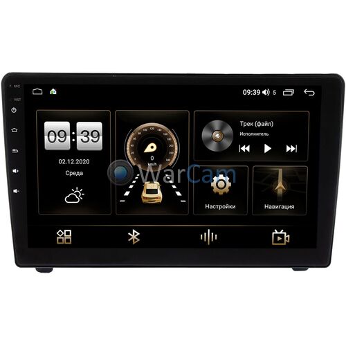 Peugeot 407 2004-2010 (черная) Canbox M-Line 4542-9-6716 на Android 10 (4G-SIM, 4/64, DSP, QLed)