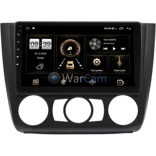 BMW 3 (E90, E91, E92, E93), 1 (E81, E82) с кондиционером Canbox H-Line 3792-9449 на Android 10 (4G-SIM, 4/64, DSP, QLed)