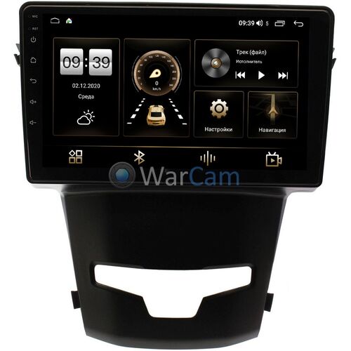 SsangYong Actyon 2 (2013-2022) Canbox H-Line 3792-9183 на Android 10 (4G-SIM, 4/64, DSP, QLed)