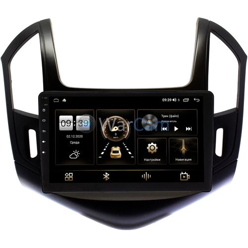 Chevrolet Cruze (2012-2016) (черный глянец) Canbox H-Line 3792-9-425 на Android 10 (4G-SIM, 4/64, DSP, QLed)