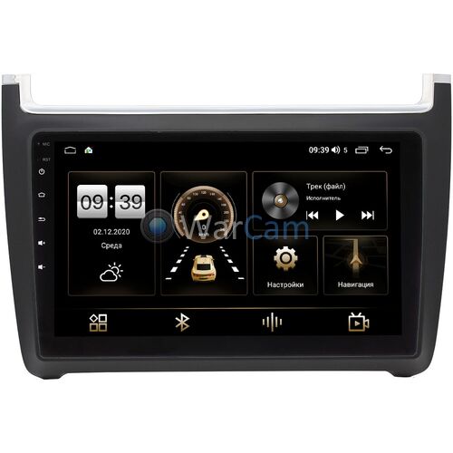 Volkswagen Polo 5 2009-2021 Canbox H-Line 4196-9091 на Android 10 (4G-SIM, 6/128, DSP, QLed)