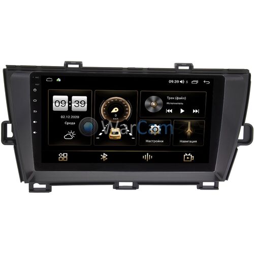 Toyota Prius III (XW30) 2009-2015 (правый руль) Canbox H-Line 4166-9-195 на Android 10 (4G-SIM, 3/32, DSP, QLed)