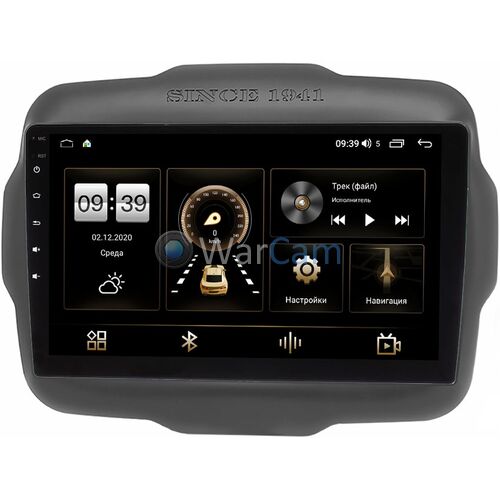 Jeep Renegade 2014-2022 Canbox M-Line 4544-9-629 на Android 10 (4G-SIM, 2/32, DSP, QLed)