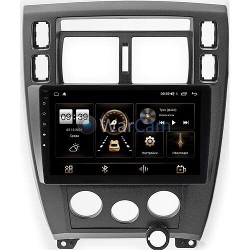 Hyundai Tucson 2004-2010 Canbox H-Line 3799-1065 на Android 10 (4G-SIM, 4/64, DSP, QLed)