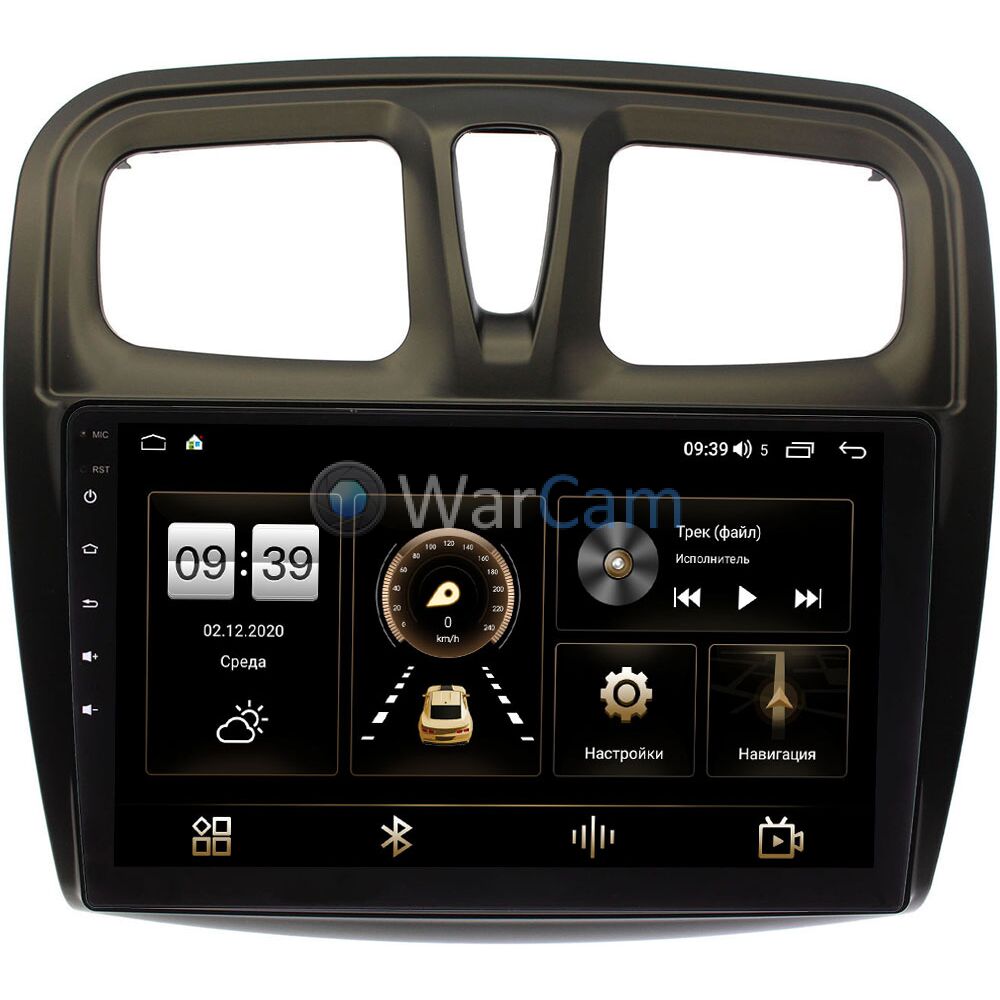 Штатная магнитола Renault Logan II 2013-2020, Sandero II 2013-2020 Canbox  M-Line 4543-1090 на Android 10 (4G-SIM, 2/32, DSP, QLed) Купить