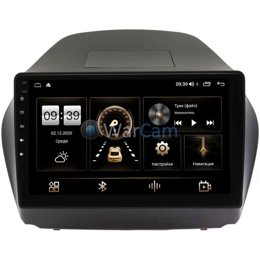 Штатная магнитола Canbox M-Line 4541-1042 для Hyundai ix35 2010-2015 на  Android 10 (4G-SIM, 4/64, DSP, QLed) (для авто с камерой)