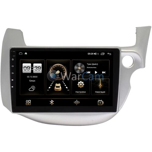 Honda Fit II 2008-2014 (светло-серая) Canbox H-Line 4198-10-671 на Android 10 (4G-SIM, 8/128, DSP, QLed)