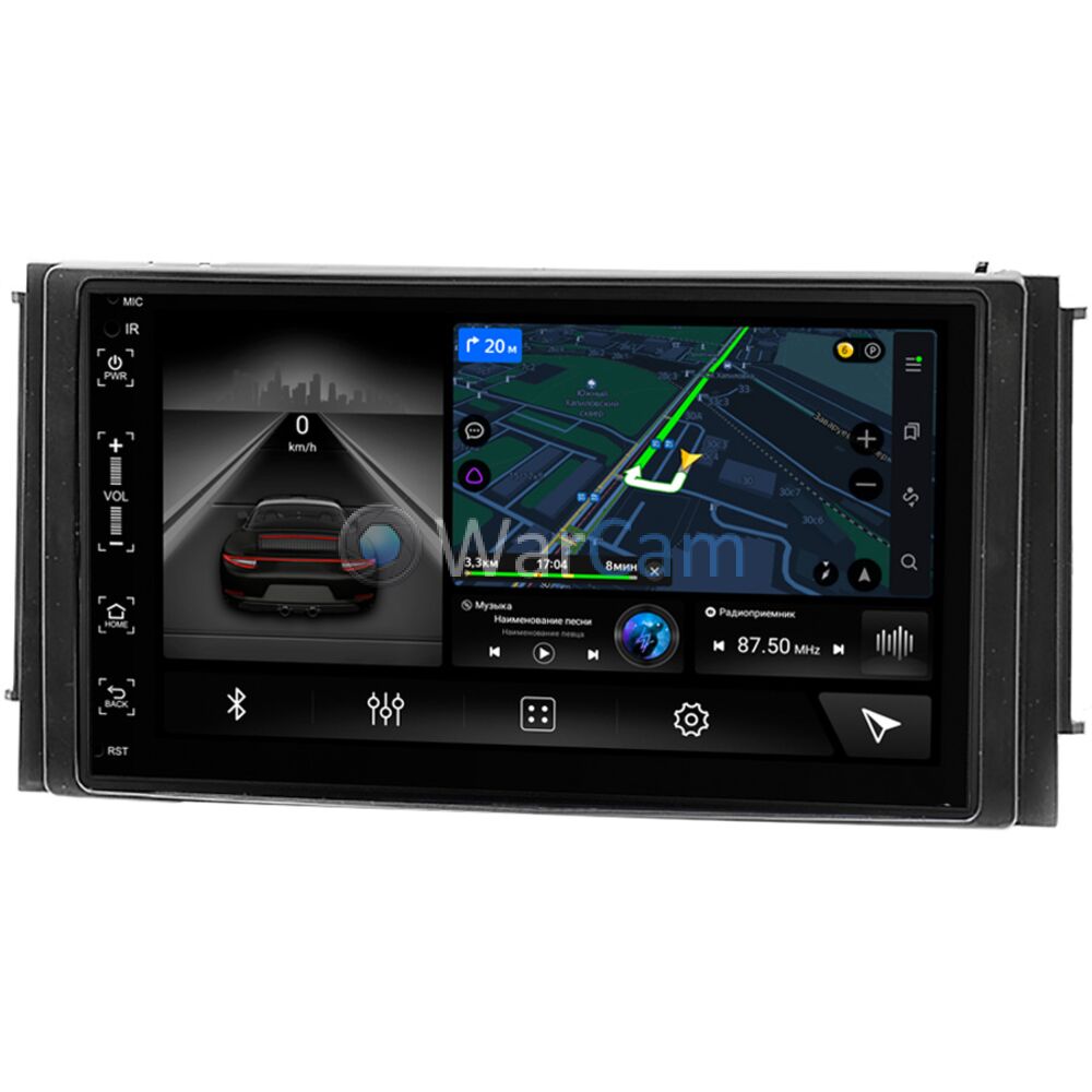 Магнитола в штатное место 2 din Hyundai Santa Fe II 2005-2012 (для авто с  навигацией) Canbox H-Line 5513-RP-HDSFB-183 на Android 10 (4G-SIM, 4/64,  DSP, IPS) (173х98) Купить