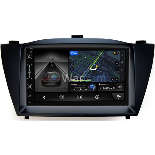 Hyundai ix35, Tucson II 2011-2015 Canbox H-Line 5512-RP-HDI35-32 на Android 10 (4G-SIM, 3/32, DSP, IPS)