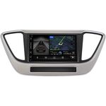 Hyundai Solaris II 2017-2020, 2020-2022 (для авто без экрана) Canbox M-Line 5511-RP-HDLSLc-33 на Android 10 (4G-SIM, 2/32, DSP, IPS)