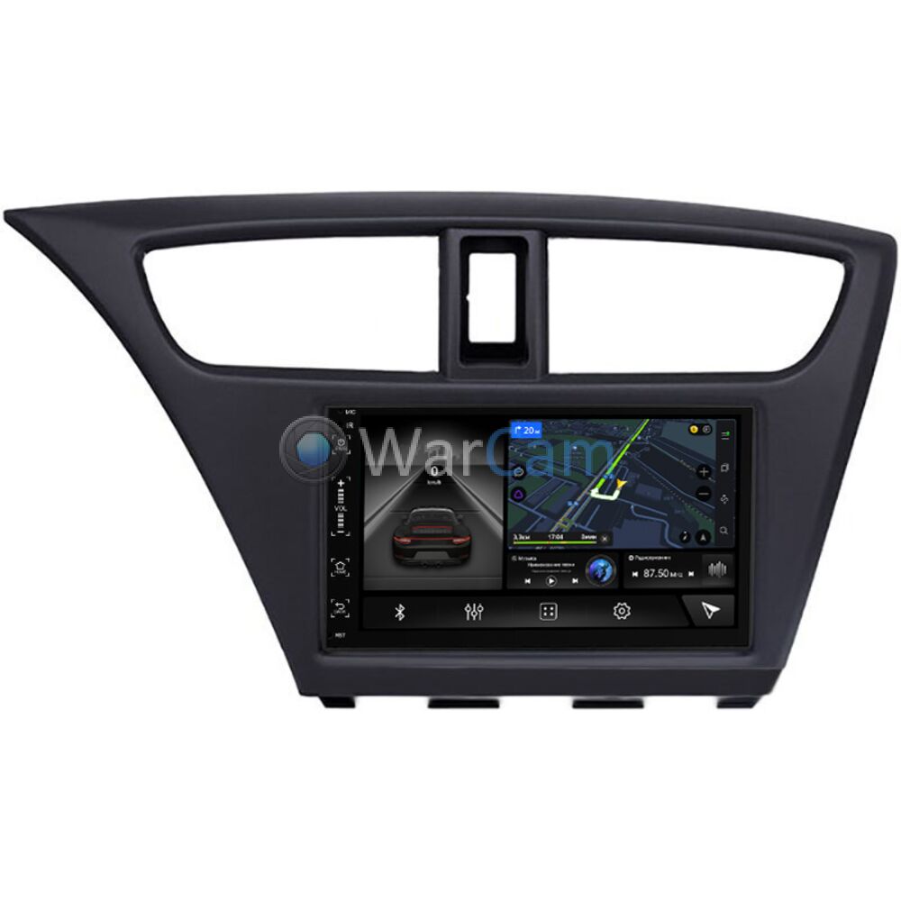 Магнитола в штатное место 2 din Honda Civic 9 (2011-2015) Hatchback (левый  руль) Canbox H-Line 5513-RP-11-267-255 на Android 10 (4G-SIM, 4/64, DSP,  IPS) Купить