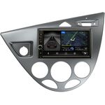 Ford Focus (1998-2005) (серебро) Canbox H-Line 5602-RP-11-549-239 на Android 10 (4G-SIM, 3/32, DSP, IPS) С крутилкой