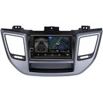 Hyundai Tucson III 2015-2018 (черный,серебро) Canbox H-Line 5604-RP-11-613-284 на Android 10 (4G-SIM, 6/128, DSP, IPS) С крутилкой