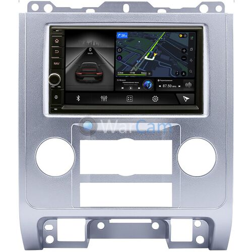 Ford Escape 2 (2007-2012) (серебро) Canbox H-Line 5602-RP-11-682-242 на Android 10 (4G-SIM, 3/32, DSP, IPS) С крутилкой