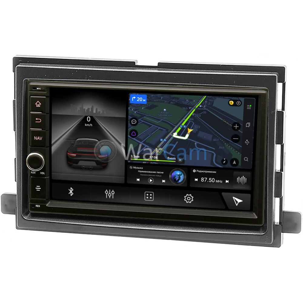 Магнитола в штатное место Ford Explorer, Expedition, Mustang, Edge, F-150  Canbox H-Line 5603-RP-11-572-241 на Android 10 (4G-SIM, 4/64, DSP, IPS) С  крутилкой Купить