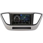 Hyundai Solaris II 2017-2020, 2020-2022 (для авто без экрана) Canbox H-Line 5604-RP-HDLSLc-33 на Android 10 (4G-SIM, 6/128, DSP, IPS) С крутилкой