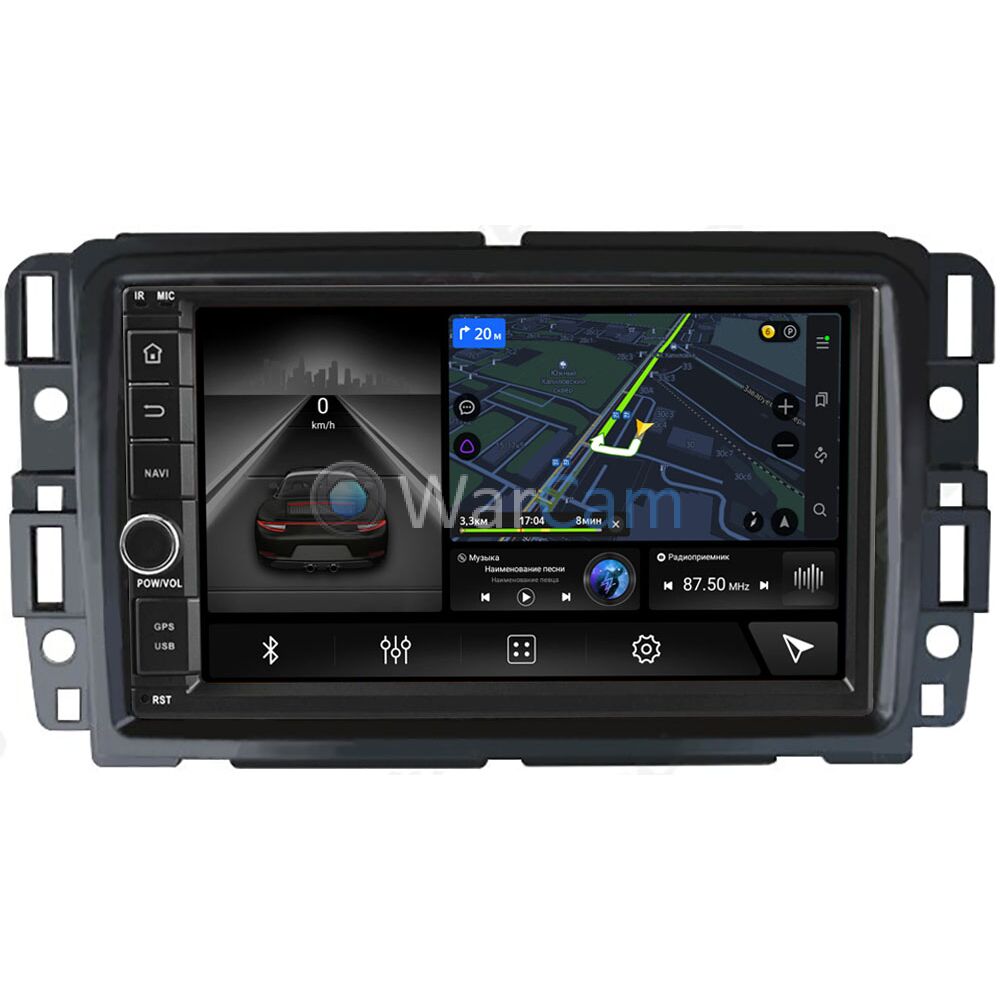 Магнитола в штатное место 2 din Chevrolet Tahoe III, Suburban XI, Express  II 2006-2014 Canbox M-Line 5601-RP-11-013-207 на Android 10 (4G-SIM, 2/32,  DSP, IPS) (173х98) С крутилкой Купить