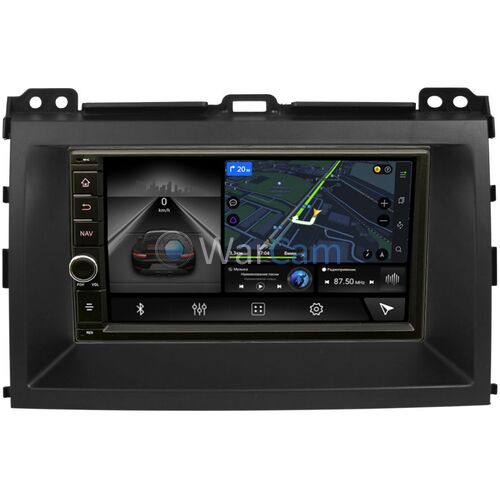 Toyota LC Prado 120 2002-2009 Canbox H-Line 5602-RP-TYLP12X-12 на Android 10 (4G-SIM, 3/32, DSP, IPS) С крутилкой