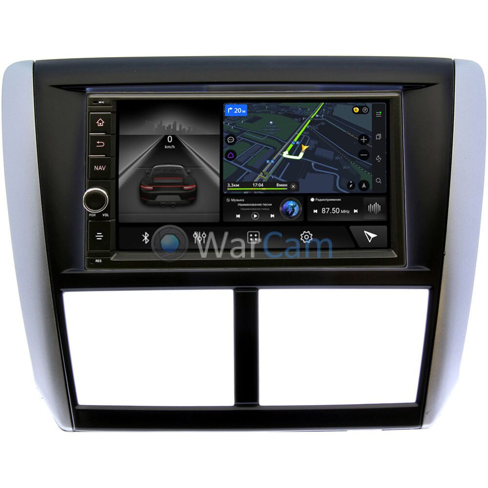 Магнитола в штатное место 2 din Subaru Forester 3, Impreza 3 (2007-2013)  Canbox H-Line 5602-RP-SBFR-23 на Android 10 (4G-SIM, 3/32, DSP, IPS) С  крутилкой Купить