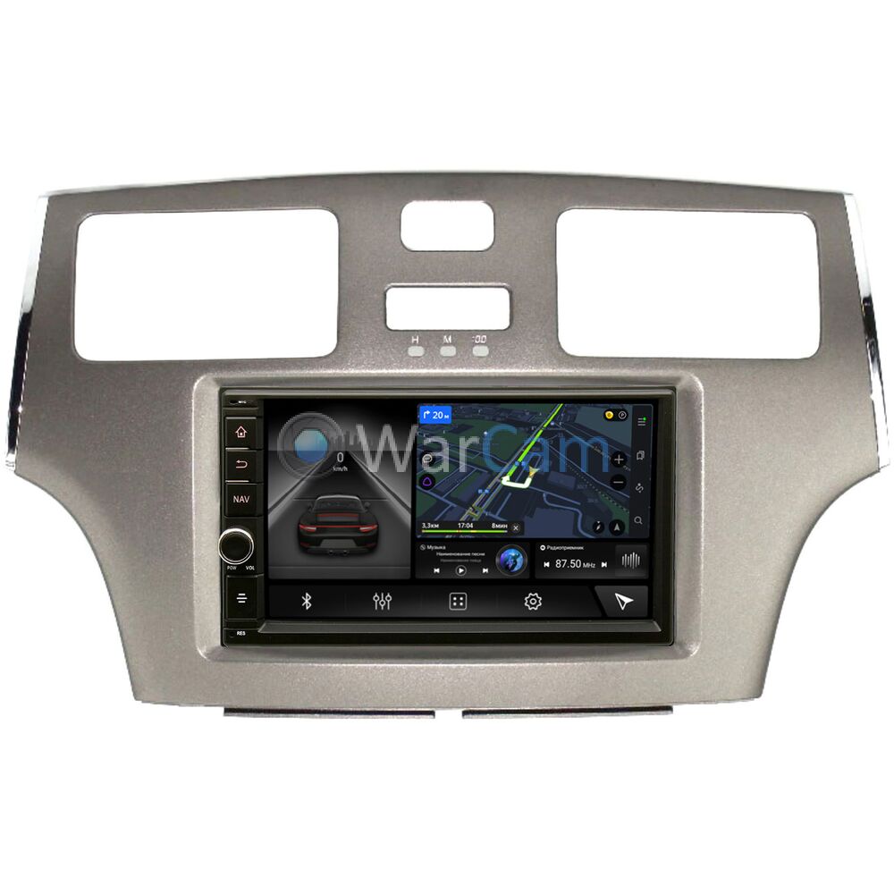 Магнитола в штатное место 2 din Toyota Windom 2001-2006 (серая) Canbox  H-Line 5603-RP-11-264-338 на Android 10 (4G-SIM, 4/64, DSP, IPS) С  крутилкой Купить