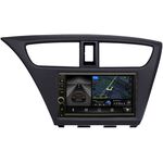 Honda Civic 9 (2011-2015) Hatchback (левый руль) Canbox H-Line 5603-RP-11-267-255 на Android 10 (4G-SIM, 4/64, DSP, IPS) С крутилкой