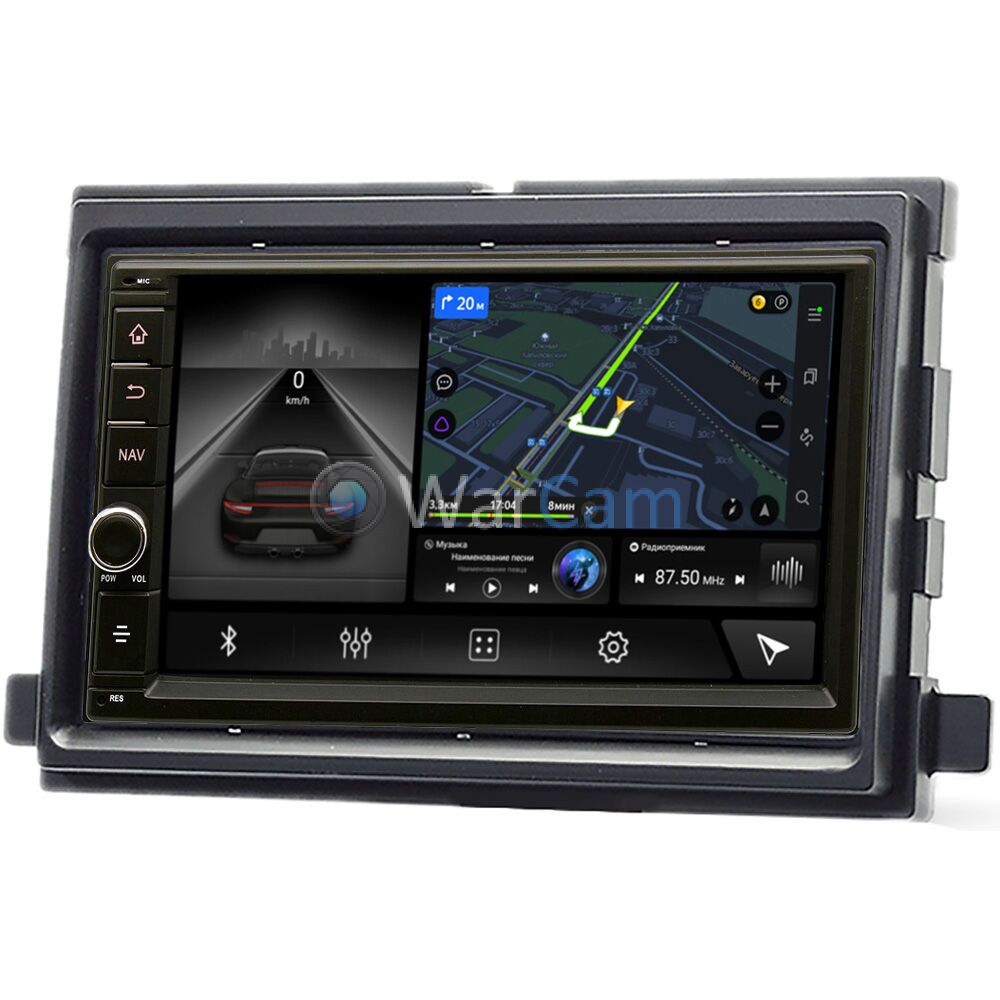 Магнитола в штатное место Ford Explorer, Expedition, Mustang, Edge, F-150  Canbox H-Line 5604-RP-11-363-233 на Android 10 (4G-SIM, 6/128, DSP, IPS) С  крутилкой Купить