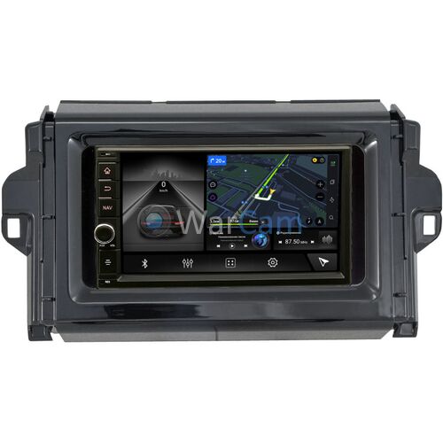 Toyota Fortuner 2 (2015-2022) Canbox H-Line 5602-RP-11-600-450 на Android 10 (4G-SIM, 3/32, DSP, IPS) С крутилкой