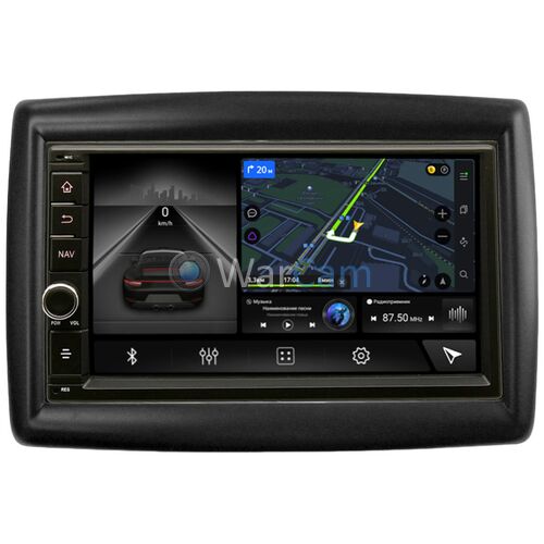 Renault Megane II 2002-2009 Canbox M-Line 5601-RP-RNMGC-122 на Android 10 (4G-SIM, 2/32, DSP, IPS) С крутилкой