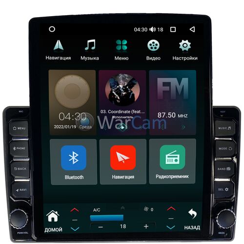 Nissan Navara (Frontier) III (D40) 2005-2015 Canbox H-Line 5611-9-NI165N на Android 10 (4G-SIM, 3/32, DSP, QLed, Tesla)