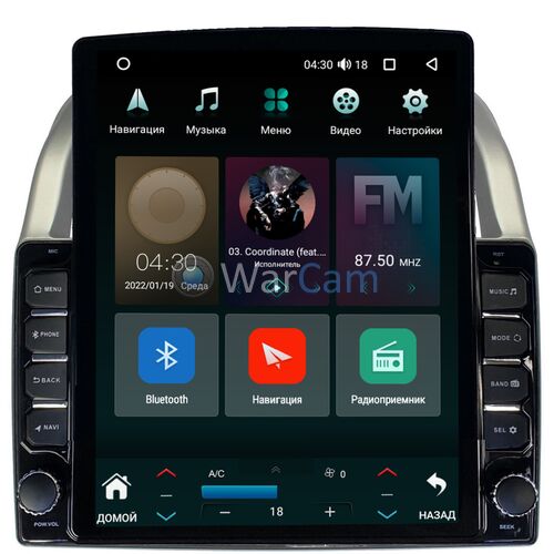 Honda Airwave (2005-2010) Canbox H-Line 5611-9501 на Android 10 (4G-SIM, 3/32, DSP, QLed, Tesla)