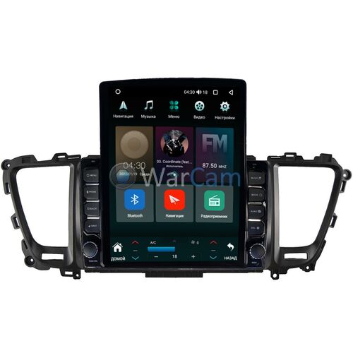 Kia Carnival 3 (2014-2021) Canbox H-Line 5611-9-520 на Android 10 (4G-SIM, 3/32, DSP, QLed, Tesla)