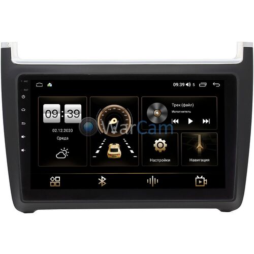 Volkswagen Polo 5 2009-2021 Canbox H-Line 4166-9091 на Android 10 (4G-SIM, 3/32, DSP, QLed)
