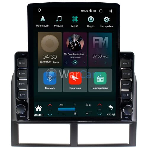 Jeep Grand Cherokee 2 (WJ) (1998-2004) Canbox H-Line 5611-9-1192 на Android 10 (4G-SIM, 3/32, DSP, QLed, Tesla)