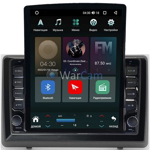 Opel Movano (2010-2020) Canbox H-Line 5611-10-1263 на Android 10 (4G-SIM, 3/32, DSP, QLed, Tesla)