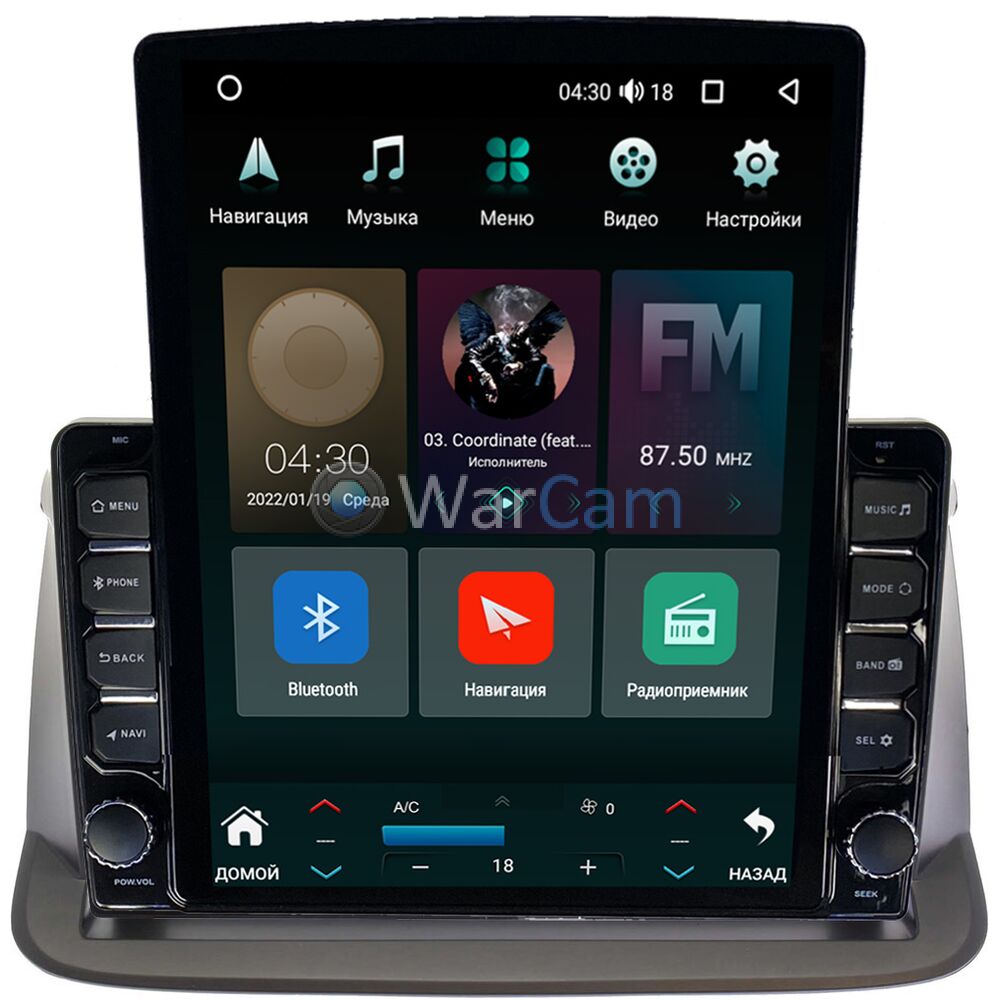 Штатная магнитола Honda Stepwgn III 2005-2009 Canbox H-Line 5611-9-618 на  Android 10 (4G-SIM, 3/32, DSP, QLed, Tesla) Купить