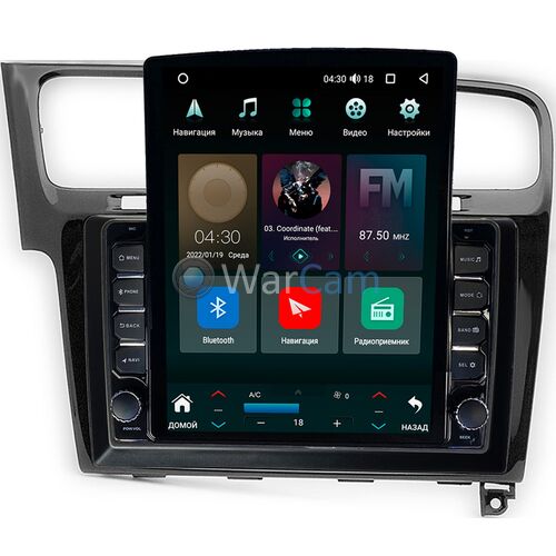 Volkswagen Golf 7 2012-2020 Canbox H-Line 5611-10-469 на Android 10 (4G-SIM, 3/32, DSP, QLed, Tesla)