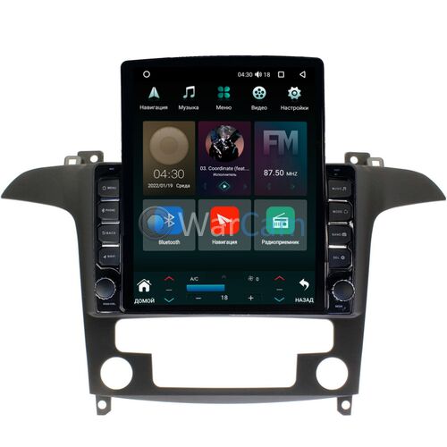 Ford S-MAX 2006-2015 (с климат-контролем) Canbox H-Line 5611-9486 на Android 10 (4G-SIM, 3/32, DSP, QLed, Tesla)