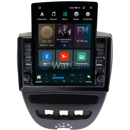 Toyota Aygo (2005-2014) Canbox H-Line 5611-10-1152 на Android 10 (4G-SIM, 3/32, DSP, QLed, Tesla)