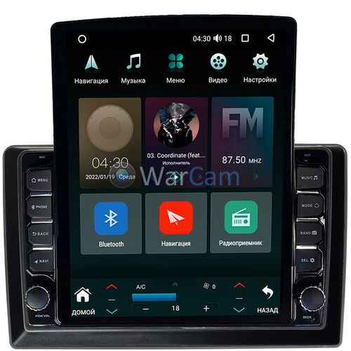Hummer H2 2007-2009 Canbox H-Line 5611-10-1107 на Android 10 (4G-SIM, 3/32, DSP, QLed, Tesla)