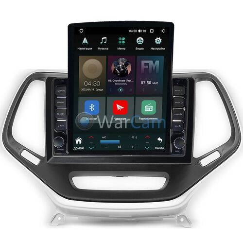 Jeep Cherokee V (KL) 2013-2021 Canbox H-Line 5611-10-811 на Android 10 (4G-SIM, 3/32, DSP, QLed, Tesla)