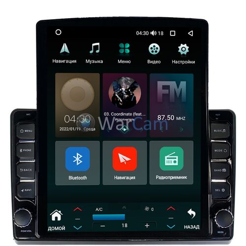 Toyota Sienna 2 (2003-2010) Canbox H-Line 5611-9429 на Android 10 (4G-SIM, 3/32, DSP, QLed, Tesla)