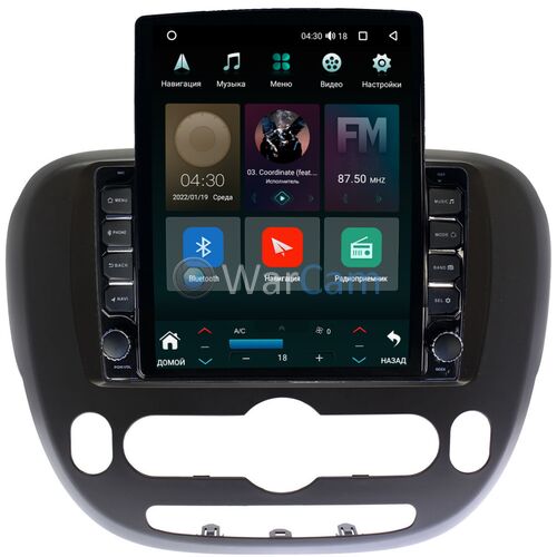 Kia Soul II 2013-2019 (с климат-контролем) Canbox M-Line 5610-9390 на Android 10 (4G-SIM, 2/32, DSP, QLed, Tesla)