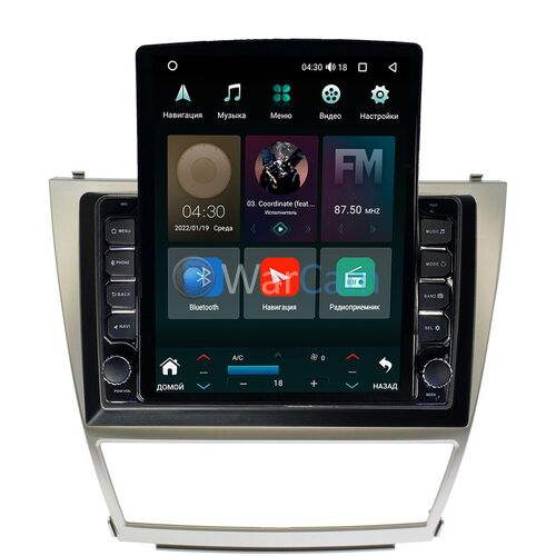 Toyota Camry V40 2006-2011 Canbox H-Line 5611-1063 на Android 10 (4G-SIM, 3/32, DSP, QLed, Tesla)