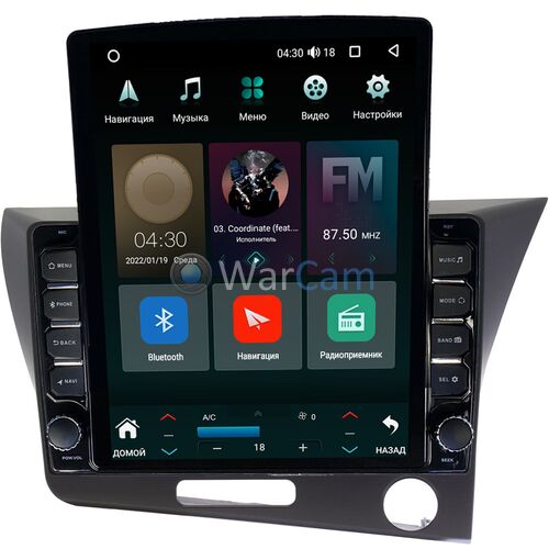 Honda CR-Z (2010-2016) Canbox H-Line 5611-9305 на Android 10 (4G-SIM, 3/32, DSP, QLed, Tesla)