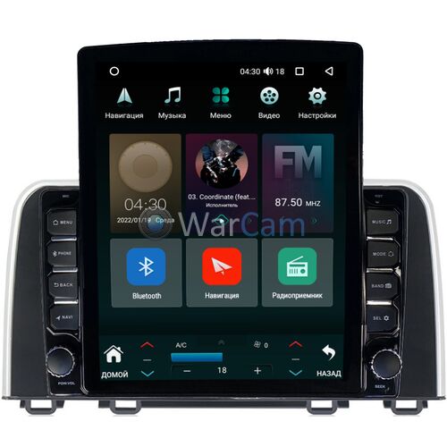 Honda CR-V 5 (2016-2022) Canbox M-Line 5610-9-766 на Android 10 (4G-SIM, 2/32, DSP, QLed, Tesla)