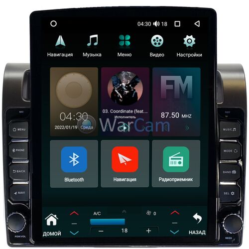 Toyota Land Cruiser 70 2007-2021 Canbox H-Line 5611-9286 на Android 10 (4G-SIM, 3/32, DSP, QLed, Tesla)