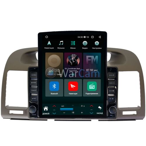 Toyota Camry XV30 (2001-2006) Canbox M-Line 5610-9105 на Android 10 (4G-SIM, 2/32, DSP, QLed, Tesla)