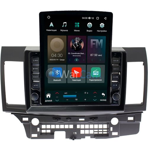 Mitsubishi Lancer X 2007-2018 для авто без Rockford Canbox H-Line 5611-1021 на Android 10 (4G-SIM, 3/32, DSP, QLed, Tesla)